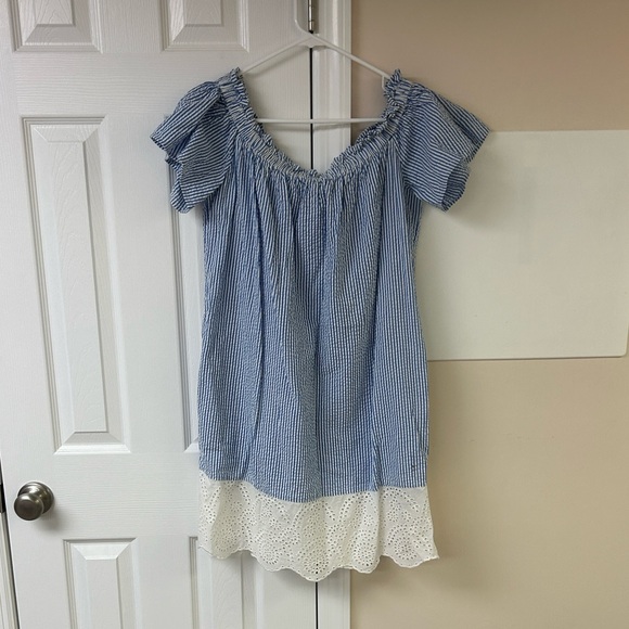 French Connection Tops - French Connection Belle Stripes Mixed Dress